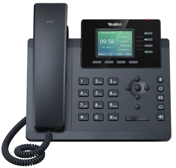 Yealink T34W IP desk phone with 2.4-inch color display