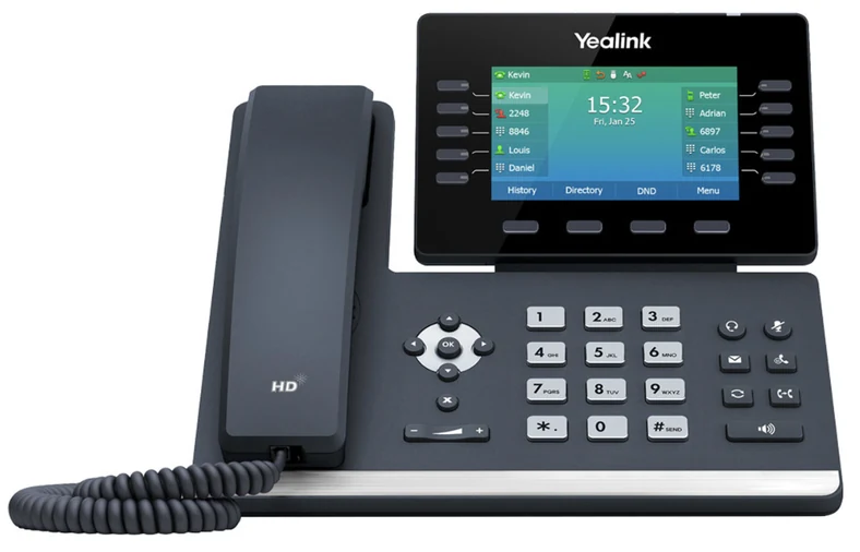 Yealink T54W IP desk phone with 4.3-inch color display